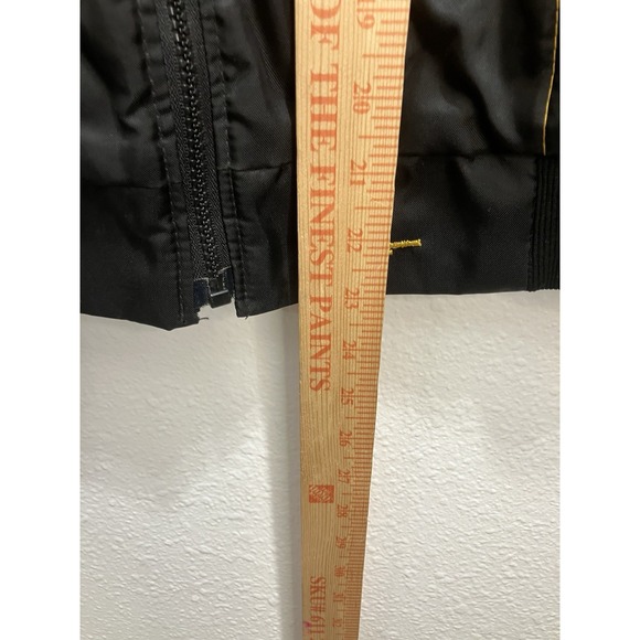 Vintage 80's SKI DOO Bombardier Black Yellow Snowmobile Jacket Womens 14 - Picture 15 of 15